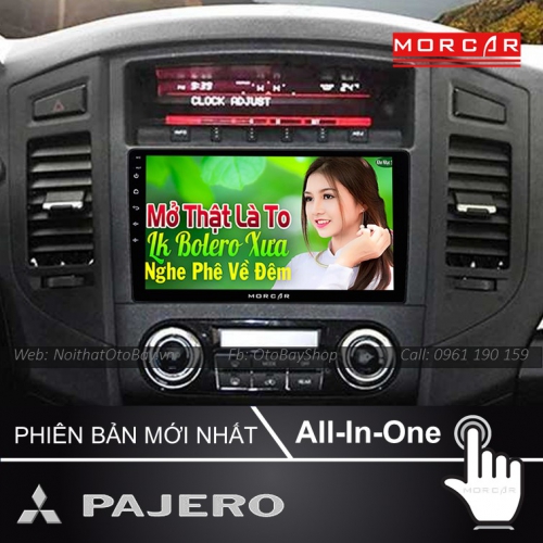 Man hinh Cho Xe Pajero 2006 2014 2