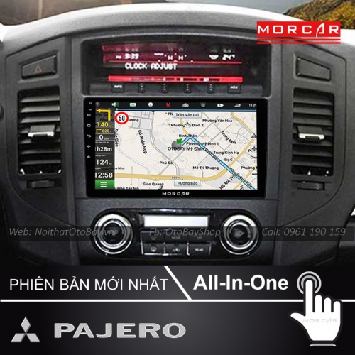 Man hinh Cho Xe Pajero 2006 2014 4