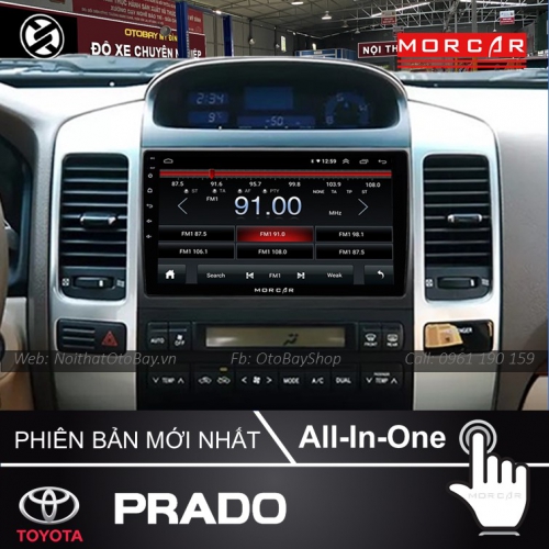Màn Hình Android 4G Toyota Prado 2004-2009 18 Man hinh Cho Xe Prado 2004 2009 5