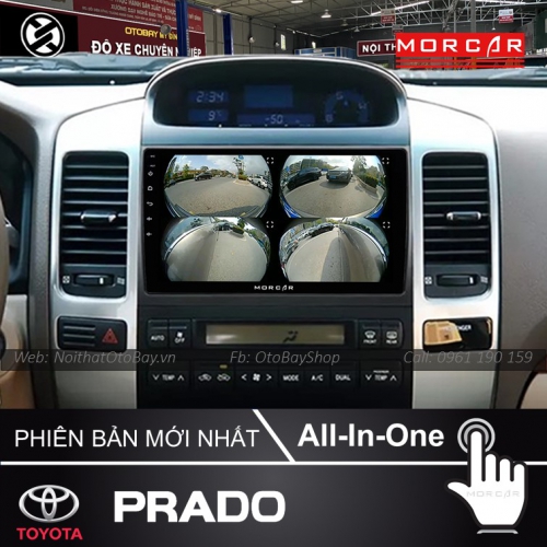 Màn Hình Android 4G Toyota Prado 2004-2009 19 Man hinh Cho Xe Prado 2004 2009 6