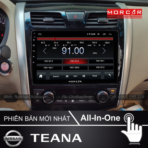 Màn Hình Android Nissan Teana 2013-2016 19 Man hinh Cho Xe Teana 2013 2016 6