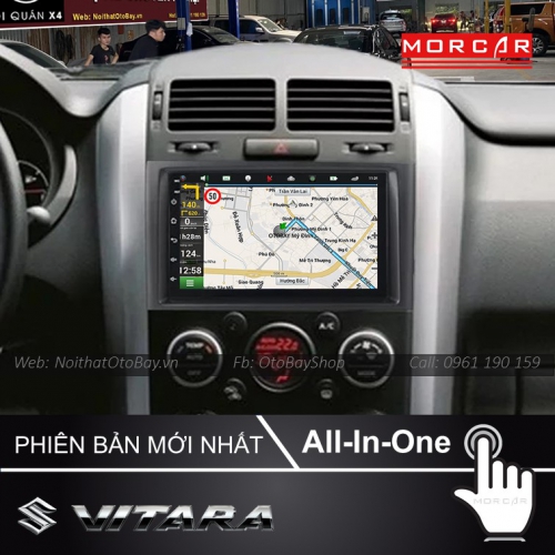 Màn Hình Android Suzuki Vitara 2007-2014 18 Man hinh Cho Xe Vitara 2007 2014 5