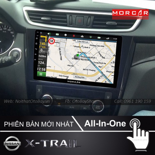 Màn Hình Android Nissan X-Trail 2013-2020 17 Man hinh Cho Xe Xtrail 2013 2020 4