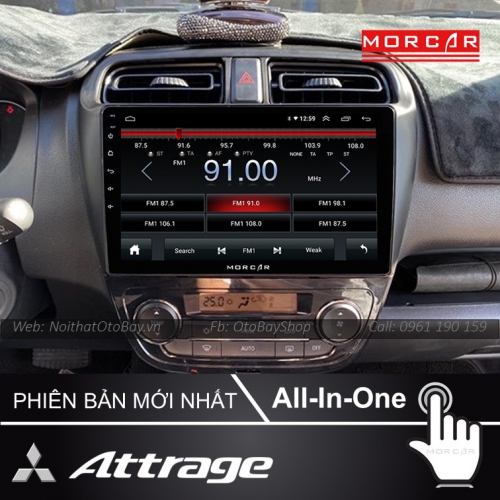 Màn Hình Android Mitsubishi Attrage 2012-2020 18 Man hinh Cho xe Attrage 2012 2020 5