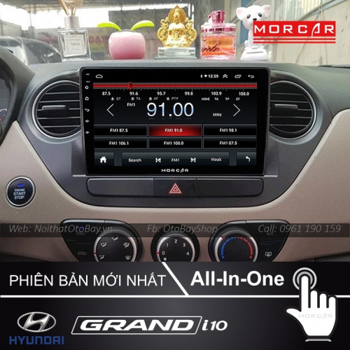 Màn Hình Android Hyundai I10 2013-2019 15 Man hinh Cho xe I10 2013 2019 2