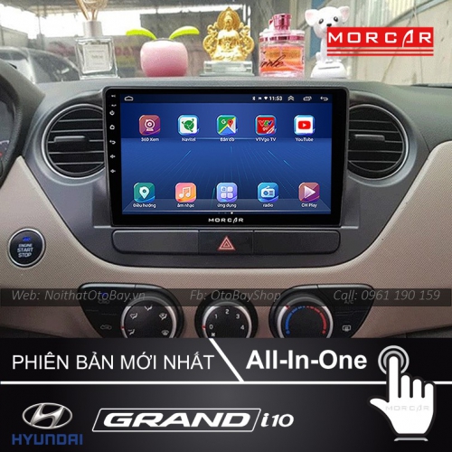 màn hình ô tô android cho xe i10