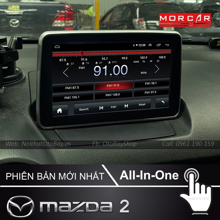 Màn Hình Cho Xe Mazda 2 2015-2020