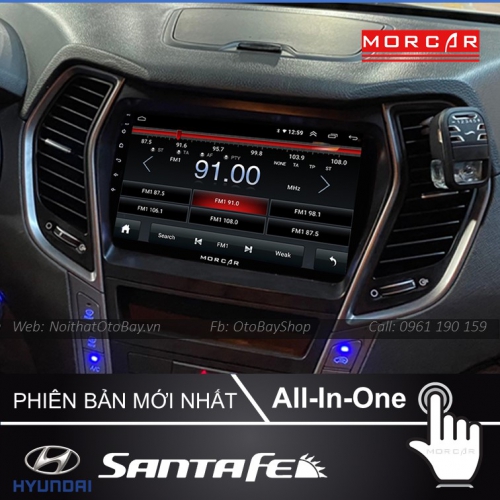 Màn Hình Android Hyundai SantaFe 2013-2017 19 Man hinh Cho xe Santafe 2013 2017 4