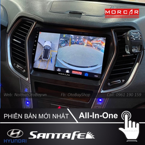 Màn Hình Android Hyundai SantaFe 2013-2017 16 Man hinh Cho xe Santafe 2013 2017 7