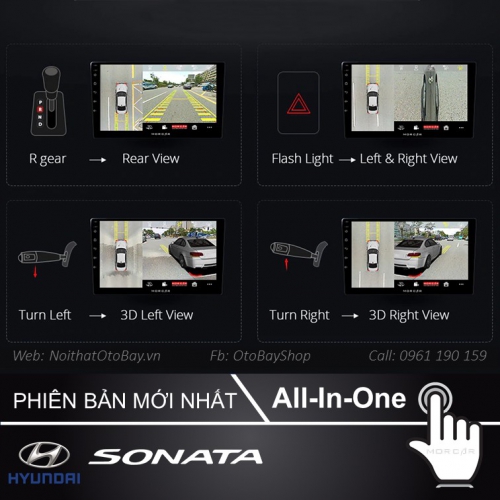 Màn Hình Android Hyundai Sonata 2011-2014 14 Man hinh Cho xe Sonata 2009 2014 1