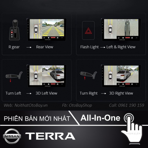 Màn Hình Android Nissan Terra 2015-2020 20 Man hinh Cho xe Terra 2015 2020 7
