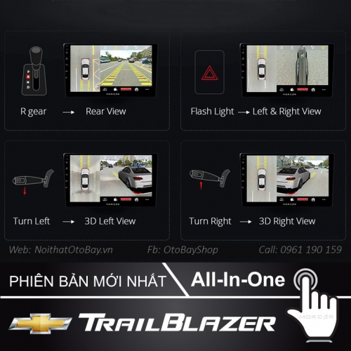 Màn Hình Android Chevrolet Traiblazer 2017-2020 14 Man hinh Cho xe Traiblazer 2017 2020 1