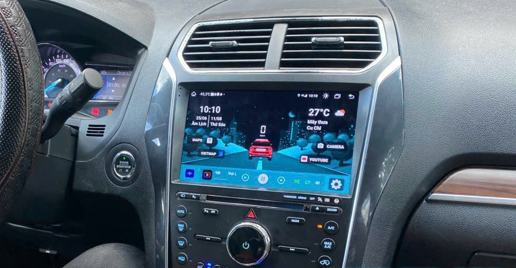 Màn Hình Android & Camera 360 cho xe Explorer 2015-2021 35 Bộ màn Android theo xe Ford Explorer 2015 2016 2017 2018 2019 2020 2021