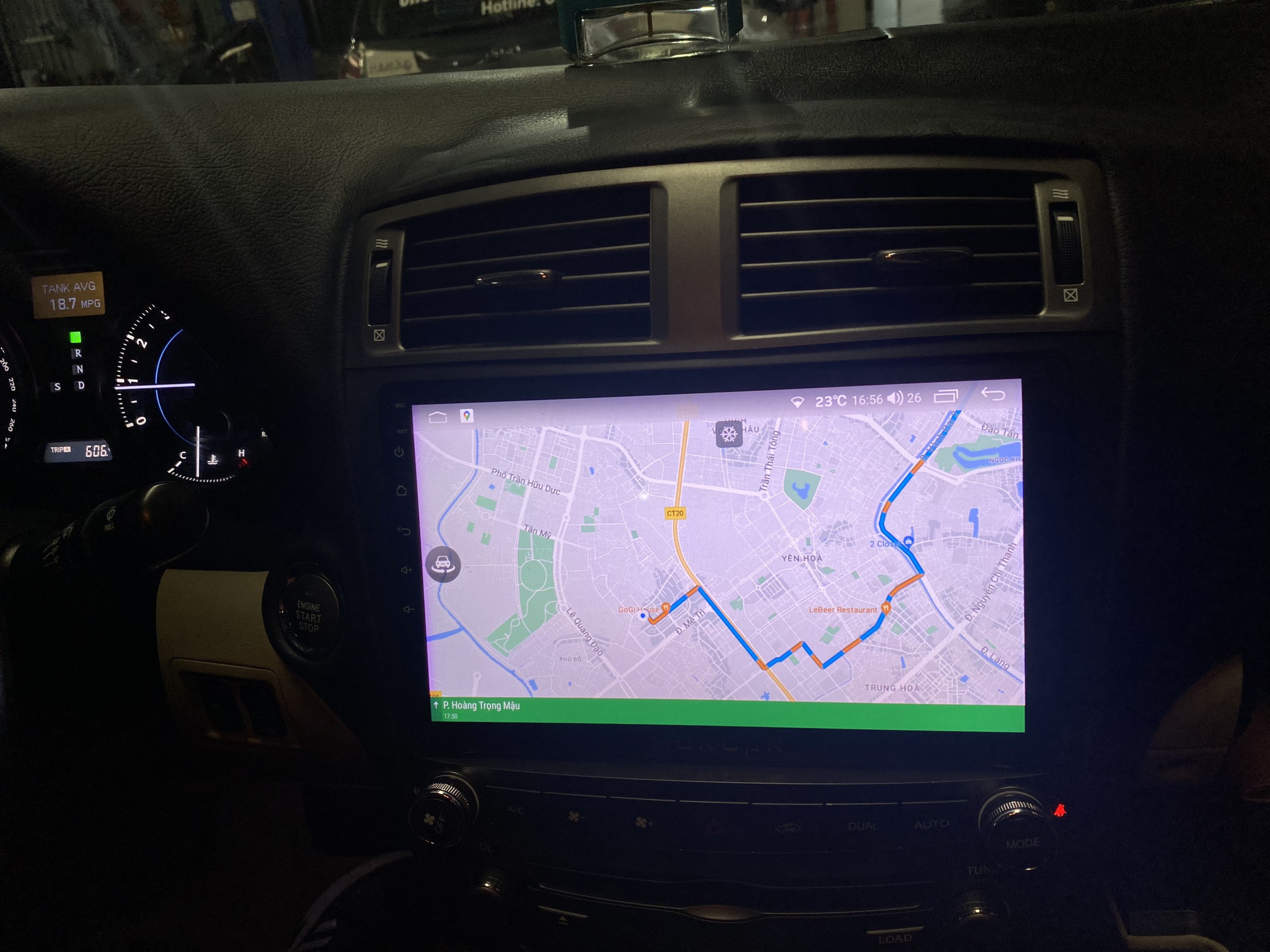 Màn hình Android tích hợp camera 360 trên Lexus IS 205-2013