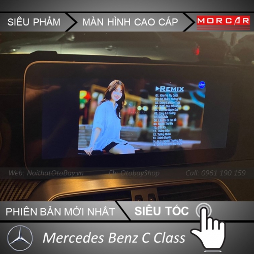 Man hinh Morcar Android cho xe Mercedes Benz C Class 2011 2014 2
