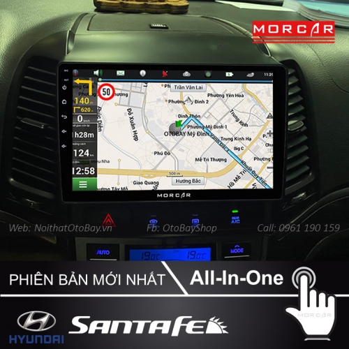 Màn Hình Android Hyundai SantaFe 2006-2012 17 Man hinh Santafe 2006 2012 5