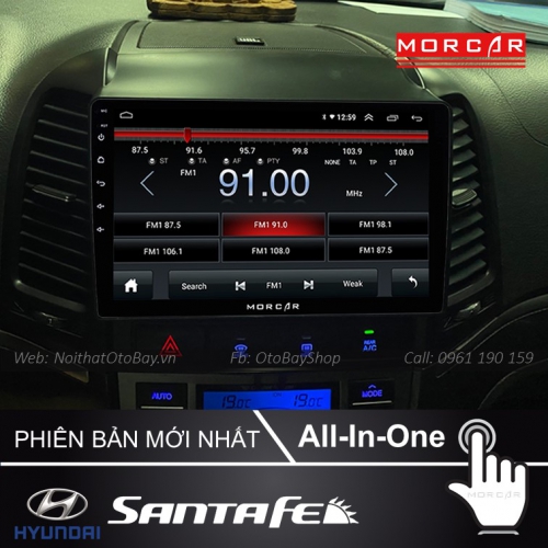 Màn Hình Android Hyundai SantaFe 2006-2012 18 Man hinh Santafe 2006 2012 6
