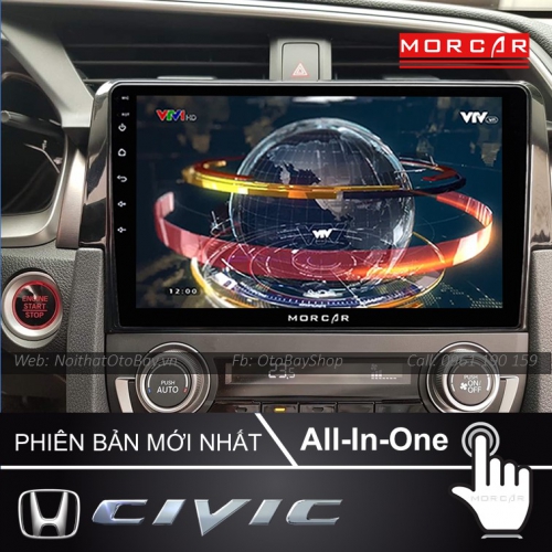 Màn Hình Android Honda Civic 2016-2020 18 Man hinh Xe Civic 2016 2020 5