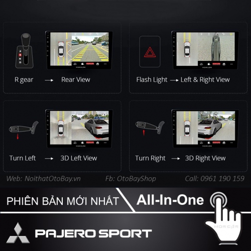 Man hinh Xe Pajero Sport 2020 2021 8