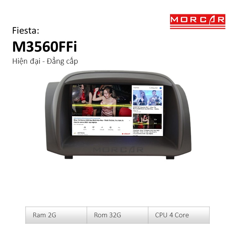Màn Hình Android Fiesta Morcar M3560FFi - Giải trí không giới hạn