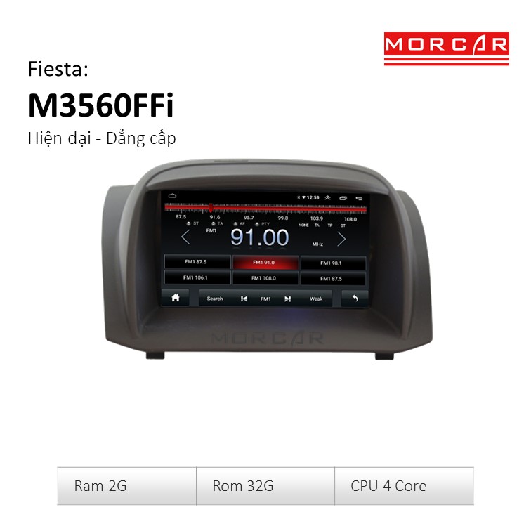 Màn Hình Android Fiesta Morcar M3560FFi - Radio
