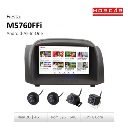 Man hinh android Fiesta Morcar M5760FFi 3