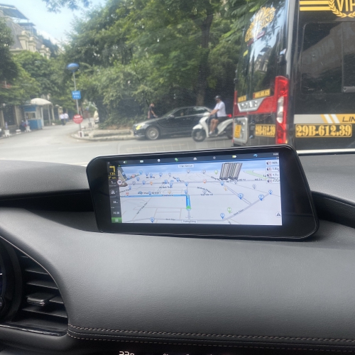 Dẫn đường trên màn hình Mazda 3 2022