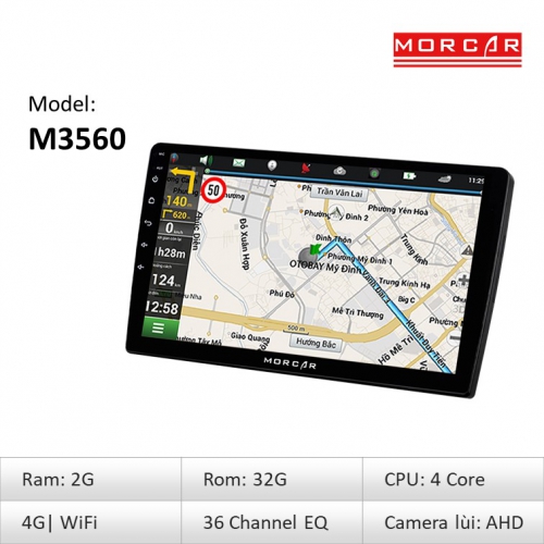 Morcar M3560 - Màn hình Ô tô thông minh CPU 4 nhân 7 Man hinh android morcar M3560 3