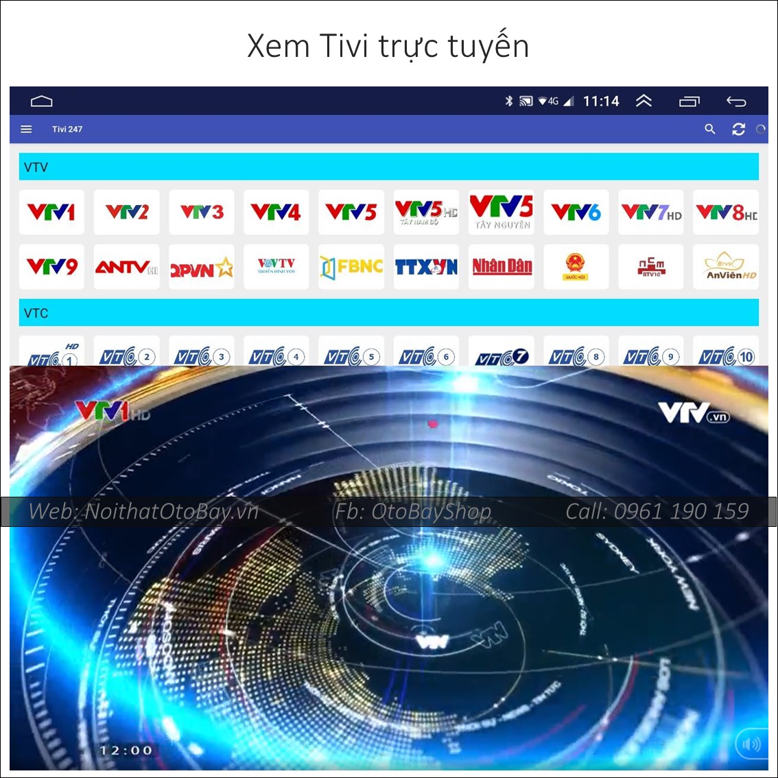 Màn hình Android Mercedes Benz C Class 2011-2014 40 Man hinh android morcar cho xe mercedes bmw audi xem tivi