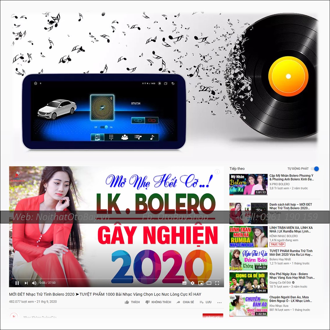 Màn hình Android Mercedes Benz C Class 2011-2014 41 Man hinh android morcar cho xe mercedes bmw audi youtube