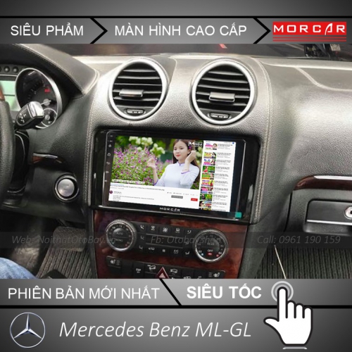 Chất lượng hệ thống âm thanh sắc nét không tạp âm của màn hình ô tô Morcar cho xe Mercedes luôn làm hài lòng bạn
