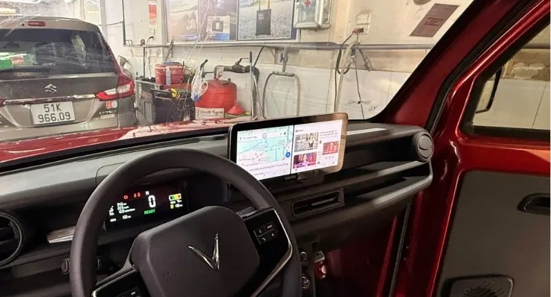 Màn hình cho xe EC Van giá rẻ Xem youtube và bản đồ dẫn đường trên EC Van