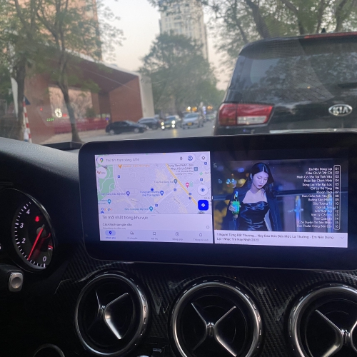 Màn hình Android lắp cho Mercedes GLA, CLA công nghệ mới nhất