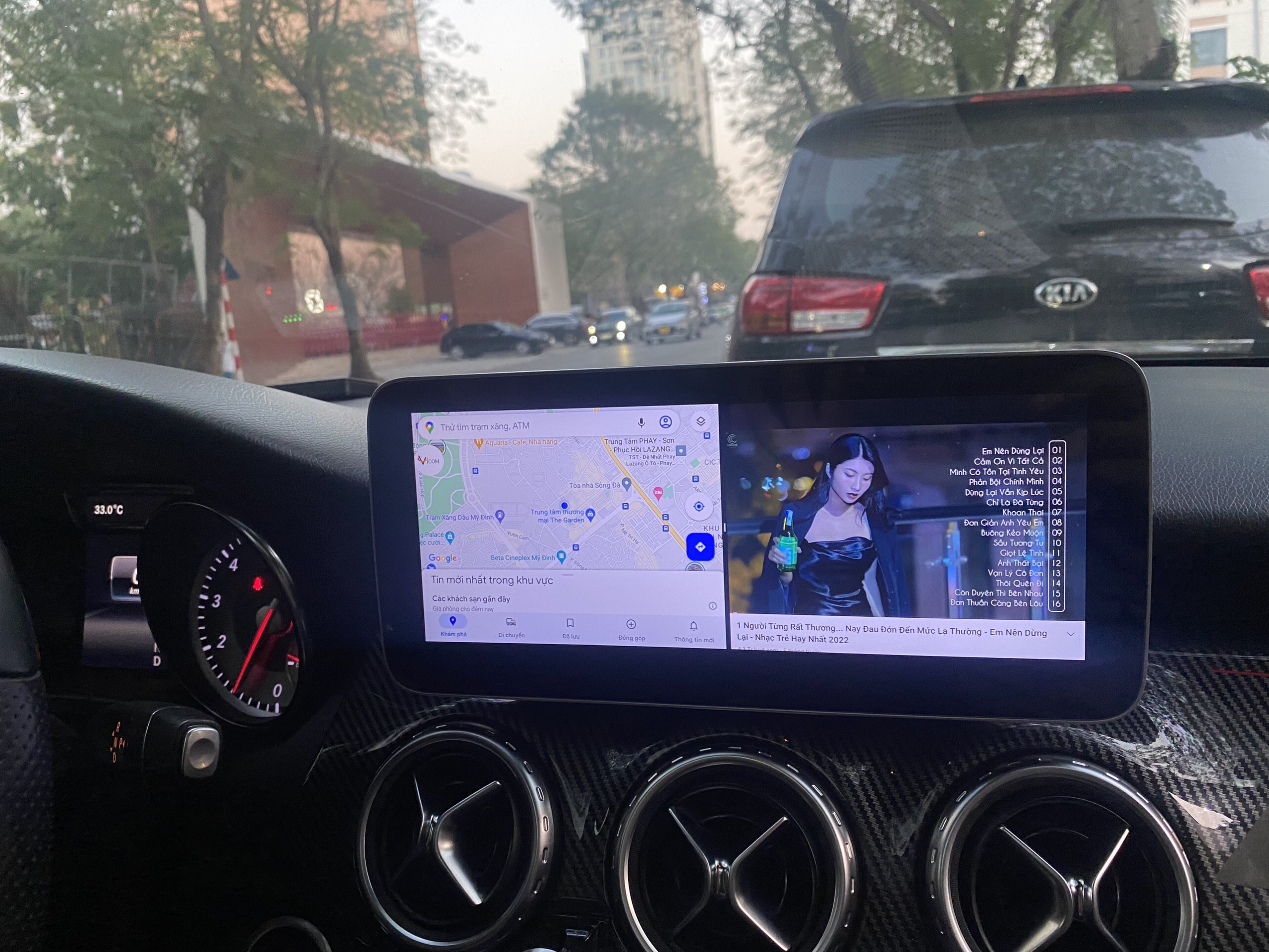 Màn hình Android lắp cho Mercedes GLA, CLA công nghệ mới nhất