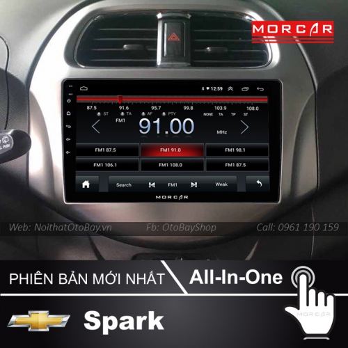Man hinh xe Spark 2018 2020 5