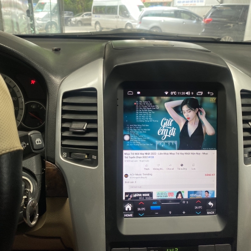 Màn Hình Android Tesla Chevrolet Captiva 21 Màn hình Tesla Captiva công nghệ mới nhất