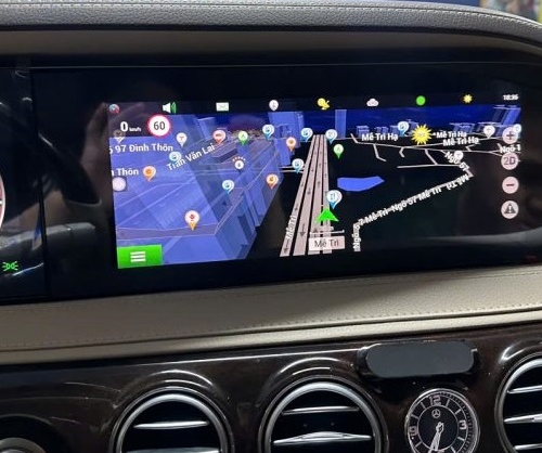 Bản đồ dẫn đường màn hình S400 S500 2014-2020