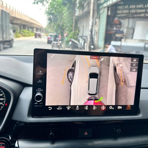 Màn android và camera 360 cho xe CRV 2023-2024-2025