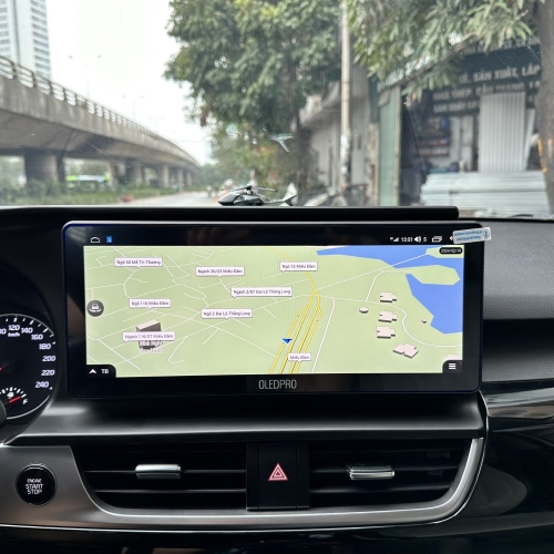 Bản đồ dẫn đường màn hình Android Kia Seltos 12,3