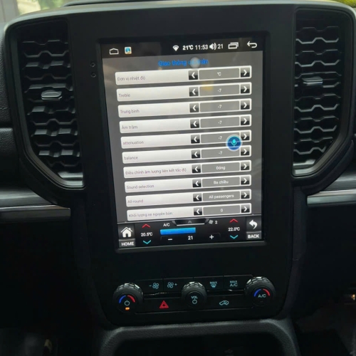 Bộ màn hình Android Tesla Ranger 2024