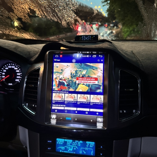 Bản đồ dẫn đường trên màn hình Tesla Captiva 2012-2015