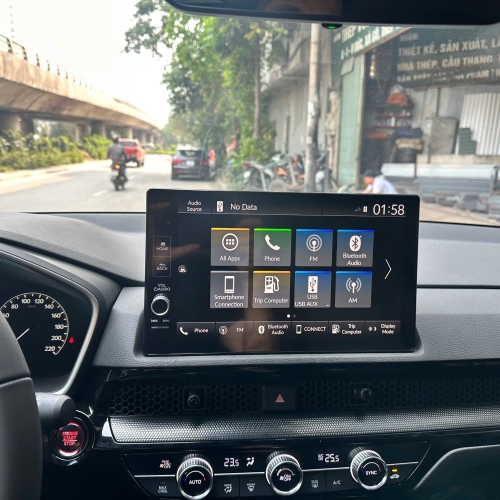 Màn hình Android theo xe Honda CRV 2023-2025 giữ nguyên bản tính năng