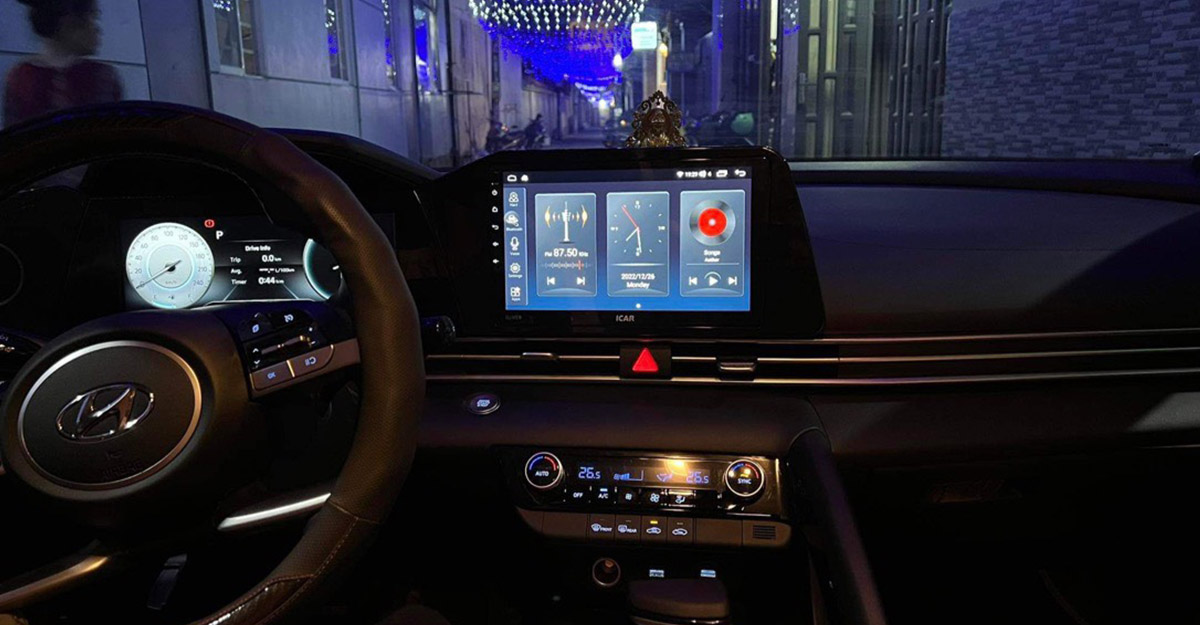 Màn hình Android và camera 360 Hyundai Elantra 2023