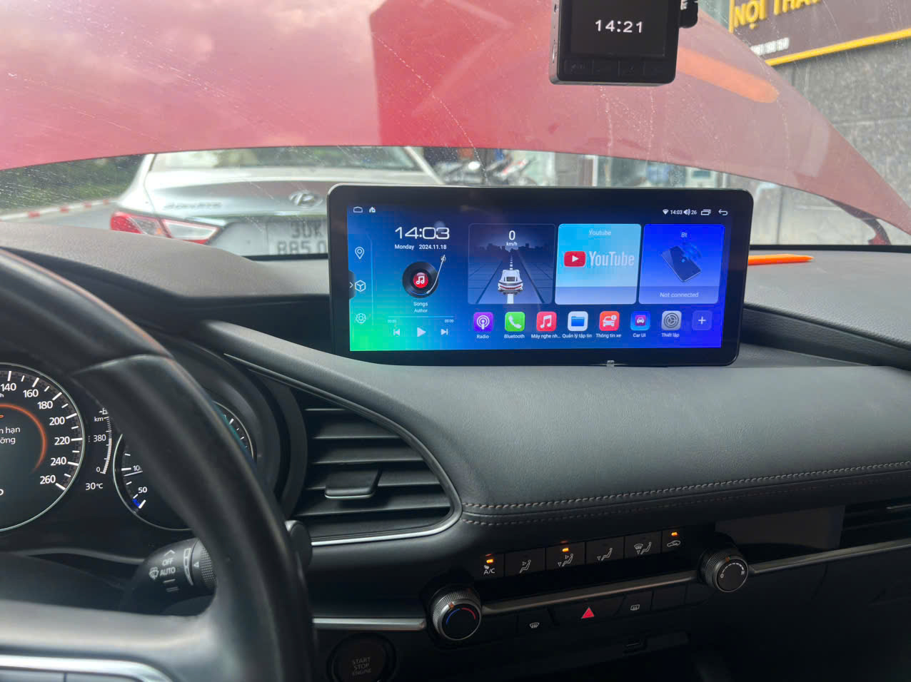 Màn hình Android theo xe Mazda 3 2020-2025 cỡ lớn 12,3"