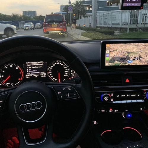 xem youtube và các tính năng giải trí trên màn hình Android Audi A4