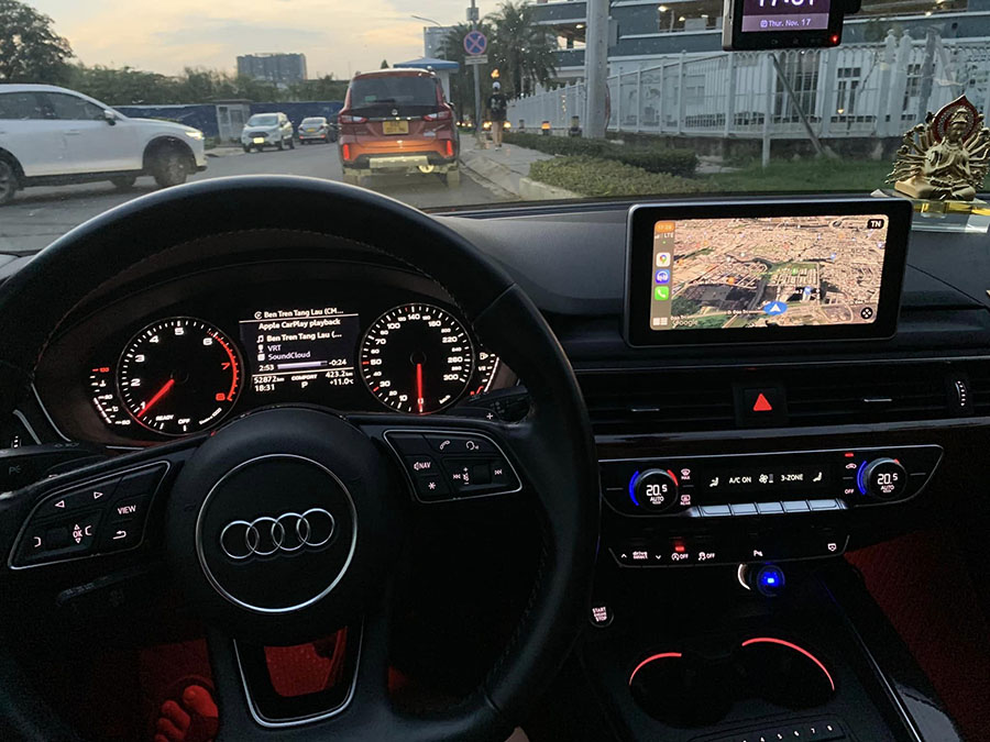 Màn hình cho xe Audi A4 2018 2019