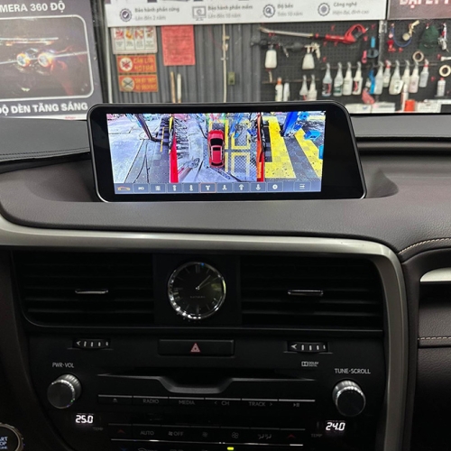 Camera 360 trên màn hình Android Lexus RX 2015-2019 chất lượng tốt nhất
