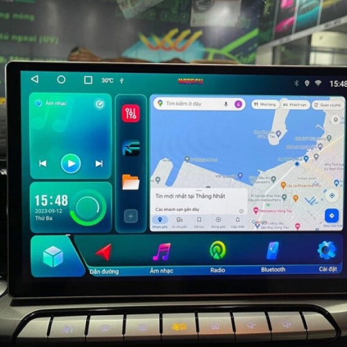 Bản đồ dẫn đường trên màn Android 13