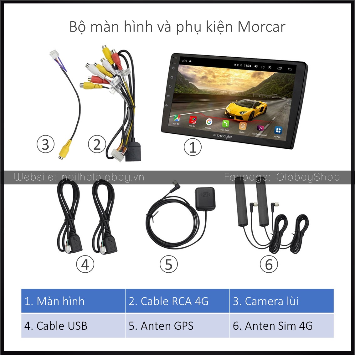 Màn Hình Android Chevrolet Aveo 2006-2012 70 Morcar bo phu kien man hinh day du