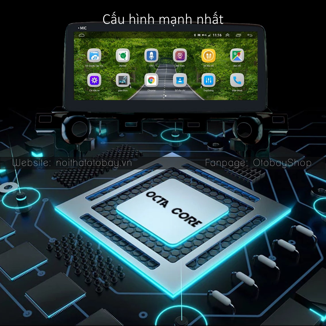 Màn Hình Android Mazda BT50 2014-2019 (10.25") 23 Morcar cau hinh manh nhat 1